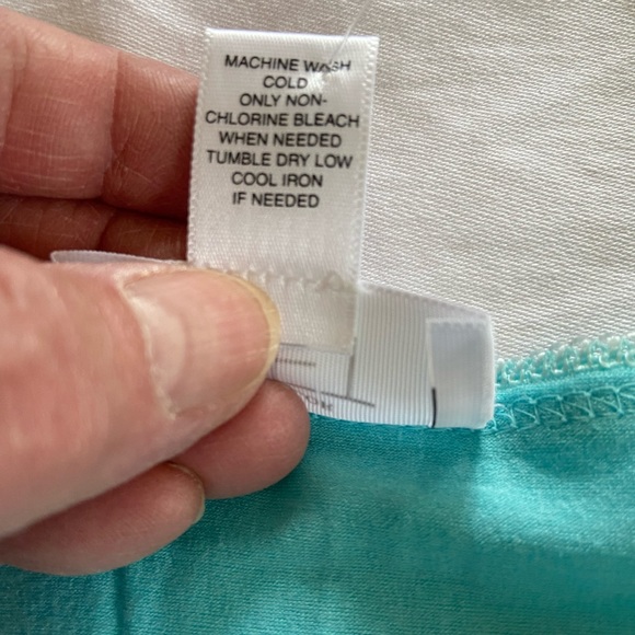 Ann Taylor Loft Cami Tank Top Turquoise (blue) Size Medium - Picture 4 of 7